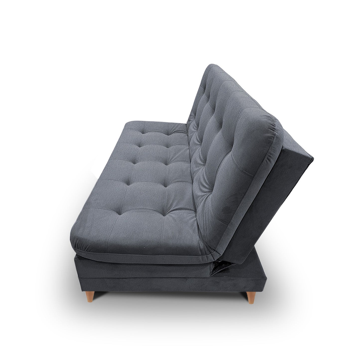 Sofa cama 3 Posiciones Clic Clac Yezz gris plomo 170 cm