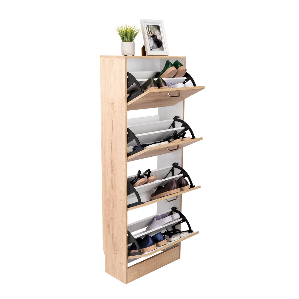 Organizador De Zapatos Ronari 51 12P Duna + Blanco