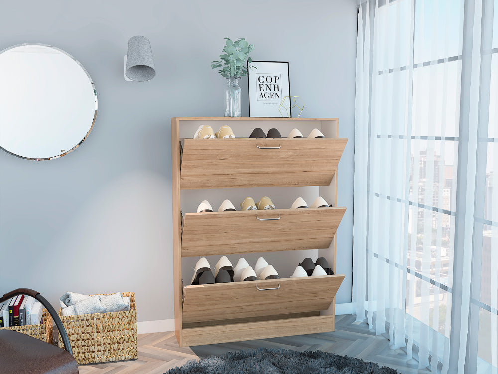 Organizador De Zapatos Isolyn 94 Duna Y Blanco