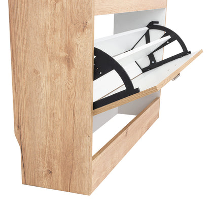 Organizador De Zapatos Isolyn 94 Duna Y Blanco