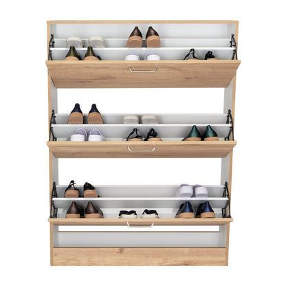 Organizador De Zapatos Isolyn 94 Duna Y Blanco