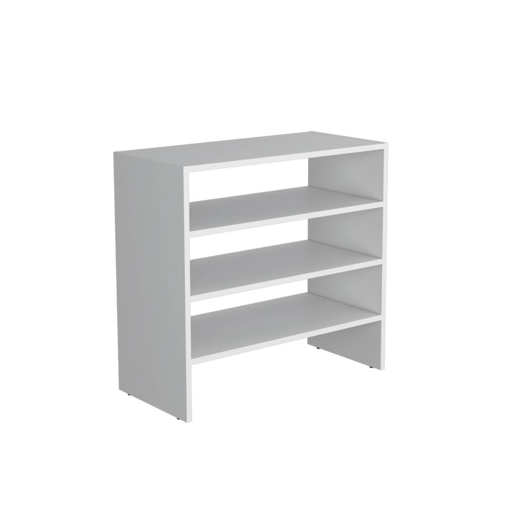 Organizador De Zapatos Apilable Basico Revalo  Blanco