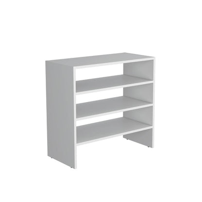 Organizador De Zapatos Apilable Basico Revalo  Blanco