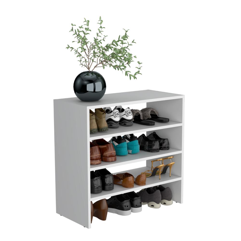 Organizador De Zapatos Apilable Basico Revalo  Blanco