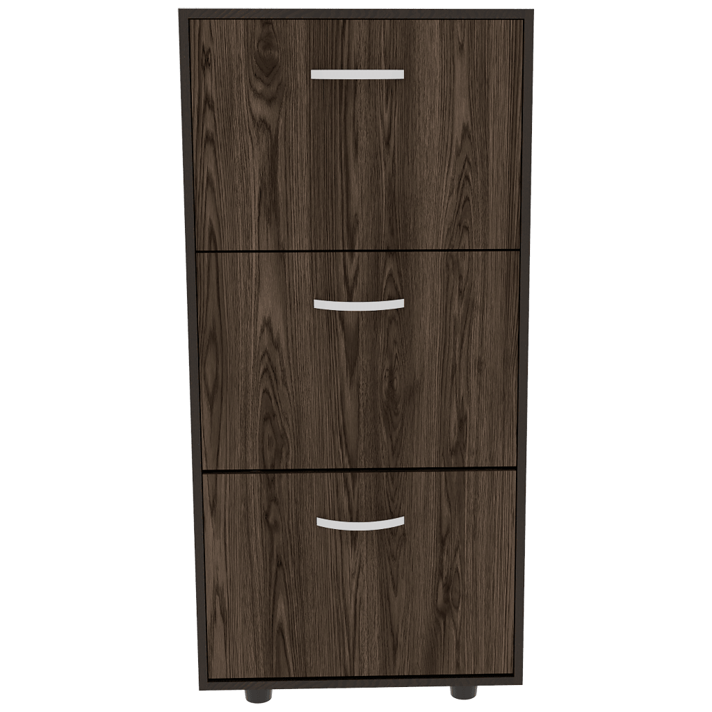 Mueble Auxiliar Zapatero Kampoya  Wengue Y Coñac