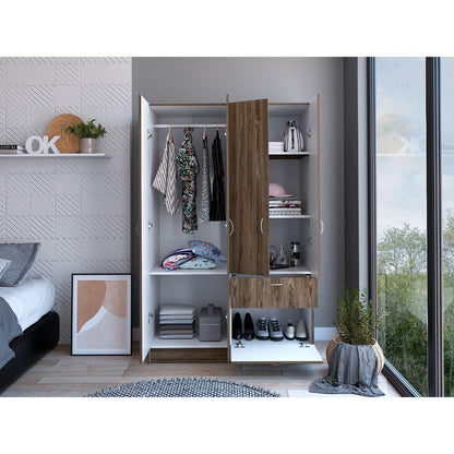 Closet Xarela Chocolate Y Blanco