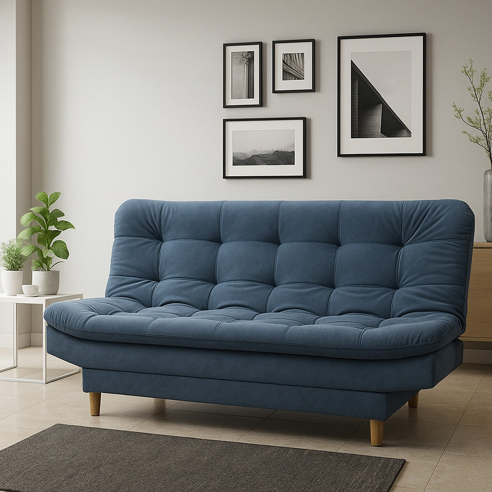 Sofa cama 3 Posiciones Clic Clac Zou azul 170 cm