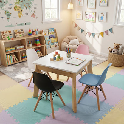 Mesa Multifuncional Infantil Cuadrada