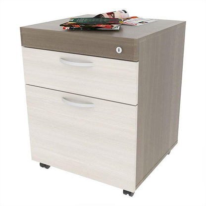 Archivador Plinco Blanco Y Canela