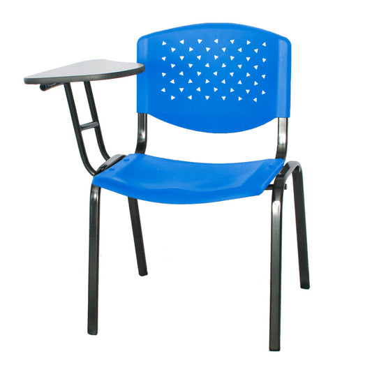 Silla Universitaria Lille Brazo  Abatible azul
