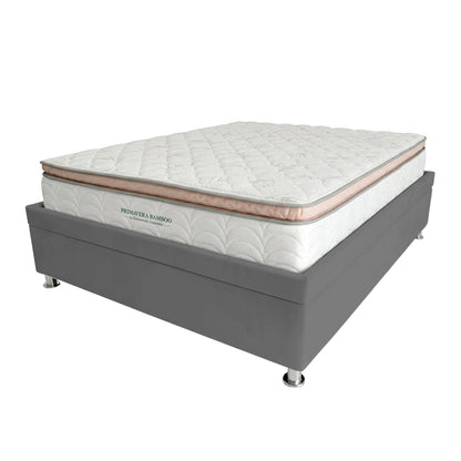 Base Cama Baúl Sencilla  Gris Plomo