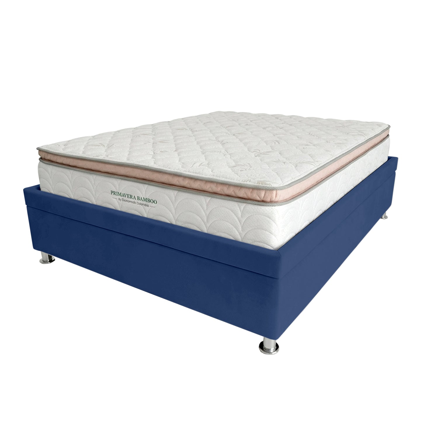 Base Cama Baúl Semidoble Azul