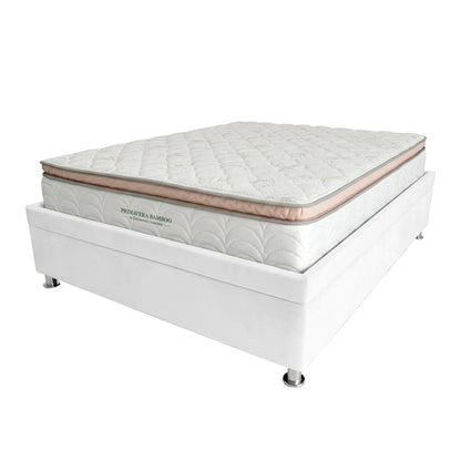 Base Cama Baúl Doble Blanco