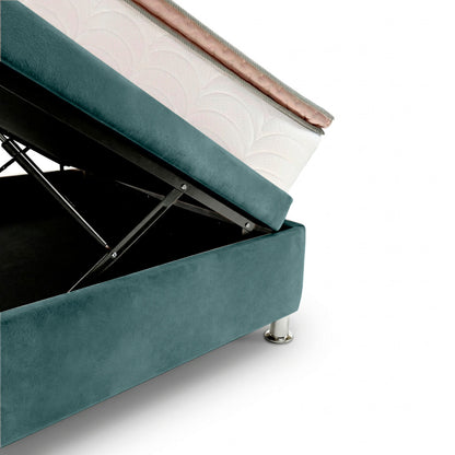 Base Cama Baúl Sencilla Verde