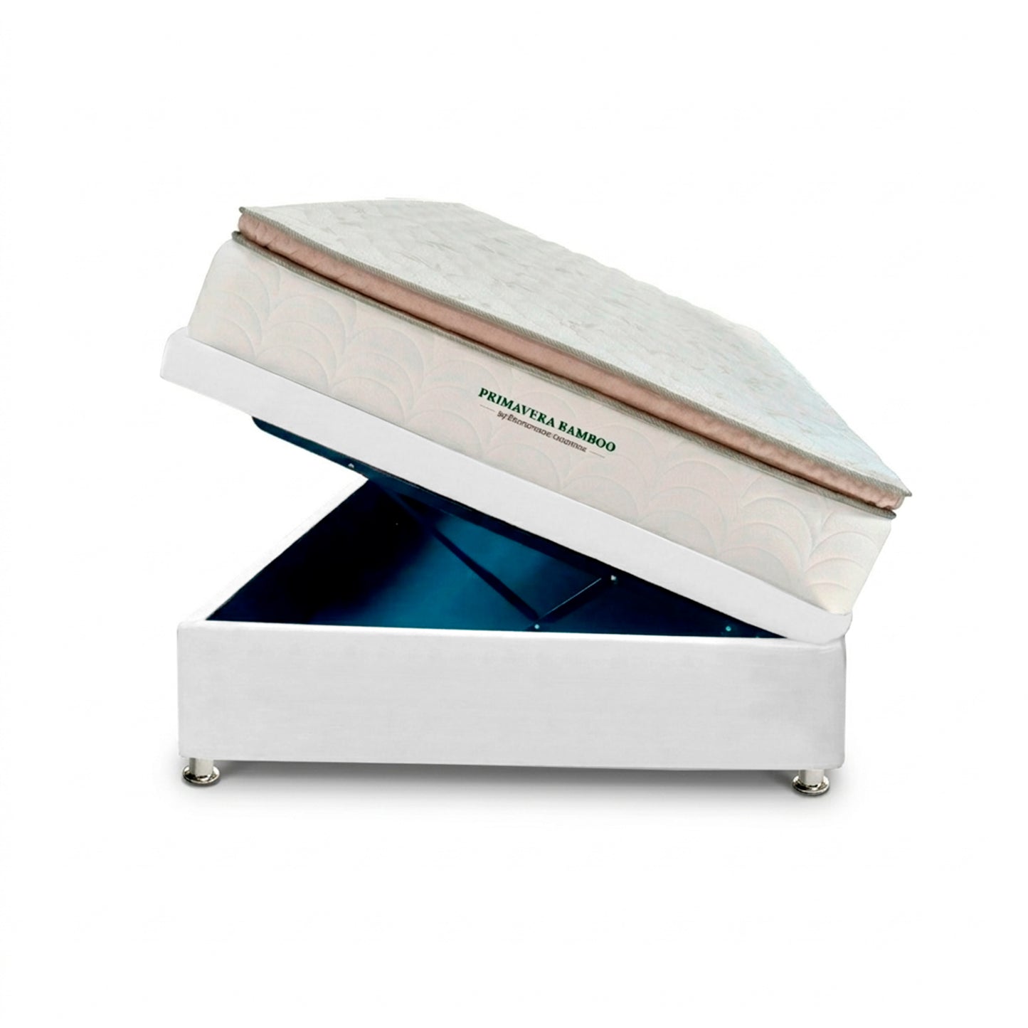 Base Cama Baúl Sencilla Blanco