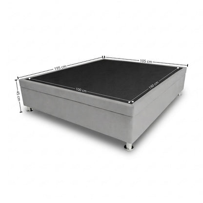Base Cama Baúl Doble Verde