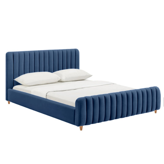 Cama Queen Vitale  Azul