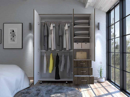 Closet Zevida Chocolate Y Blanco