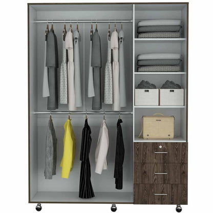 Closet Zevida Chocolate Y Blanco