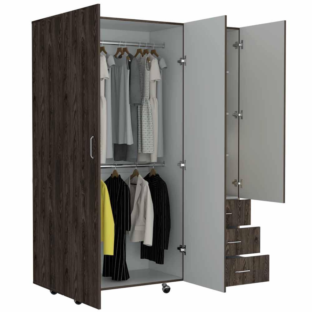 Closet Zevida Chocolate Y Blanco