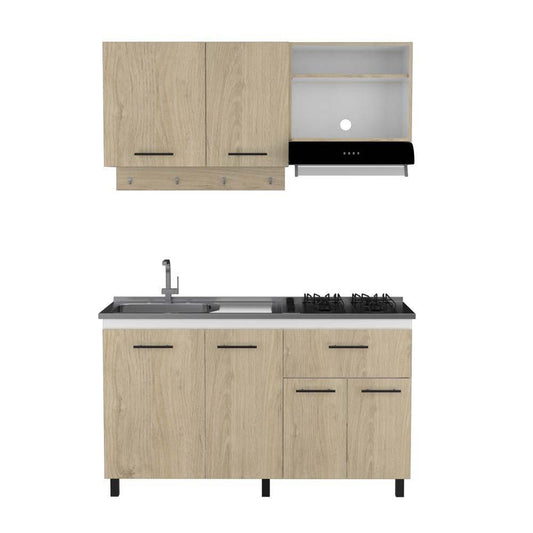 Cocina Integral Xireya Rovere Y Blanco Sin Meson