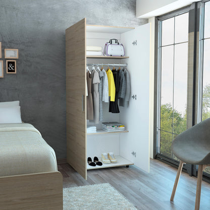 Closet Economico Gats Rovere Y Blanco