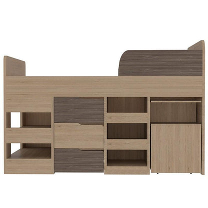 Combo Para Habitación Lehumbe  Infantil Rovere Con Cama Y Escritorio