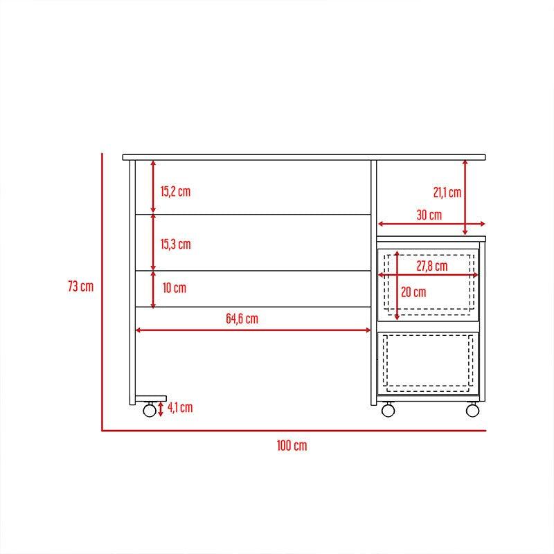 Combo Para Habitación Lehumbe  Infantil Rovere Con Cama Y Escritorio