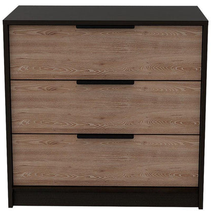 Comoda 3 Cajones Okria  Wengue + Miel