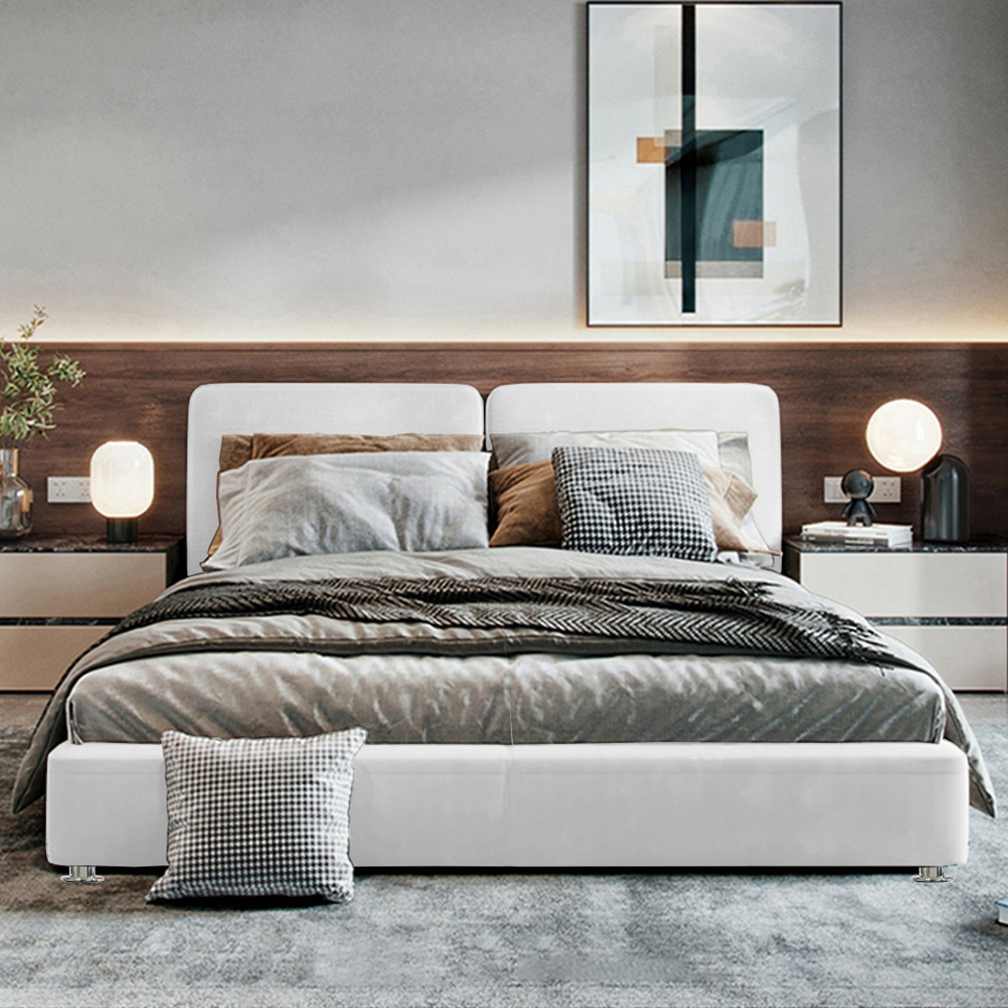 Cama Semidoble Gabor  Blanco