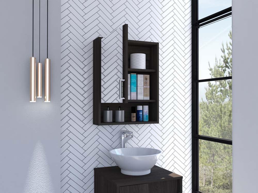 Gabinete De Baño Dudo Gris