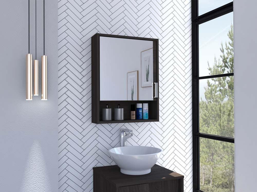 Gabinete De Baño Dudo Gris