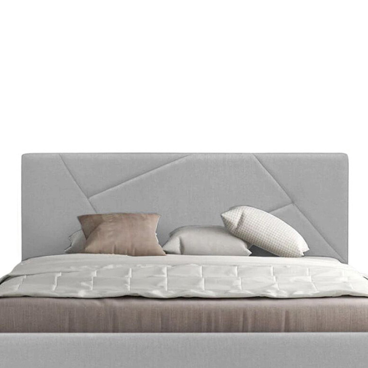 Espaldar de Cama King Hampton  gris perla