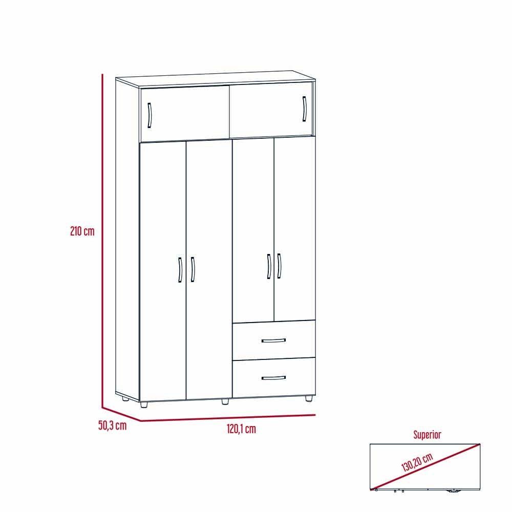 Closet Belegna Duna Y Blanco