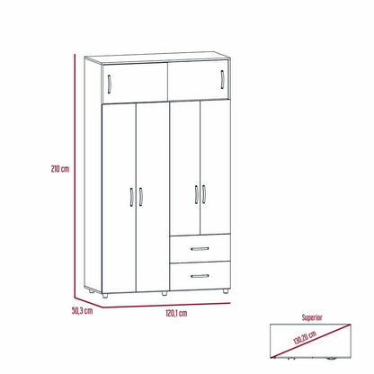 Closet Belegna Duna Y Blanco