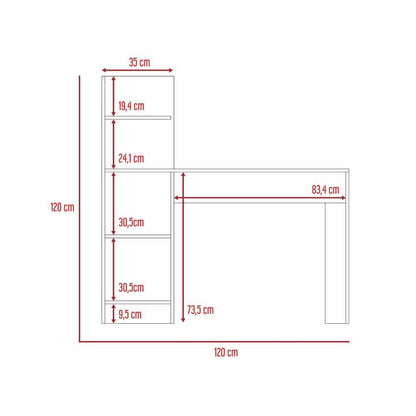 Escritorio 120 Firana (1C) Wengue 120X120