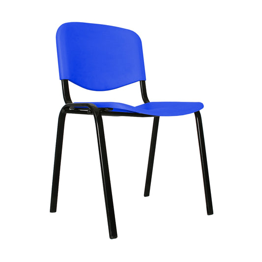 Silla Interlocutora Isosceles Plastica  azul