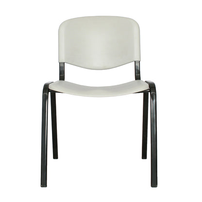Silla Interlocutora Isosceles Plastica  blanco