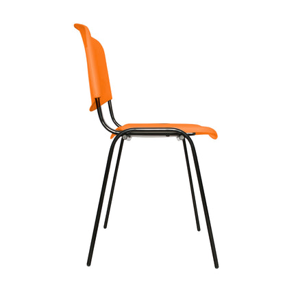 Silla Interlocutora Isosceles Plastica  naranja