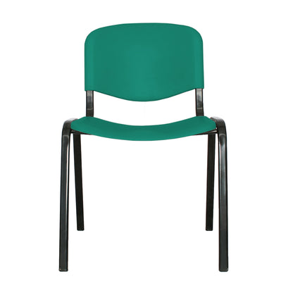 Silla Interlocutora Isosceles Plastica  verde esmeralda