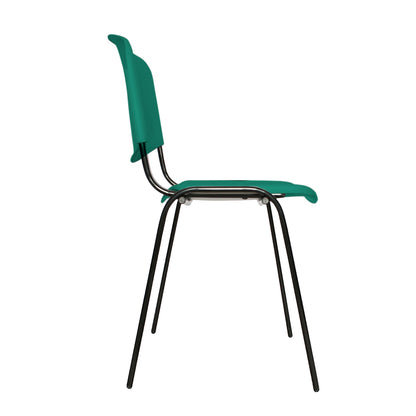 Silla Interlocutora Isosceles Plastica  verde esmeralda