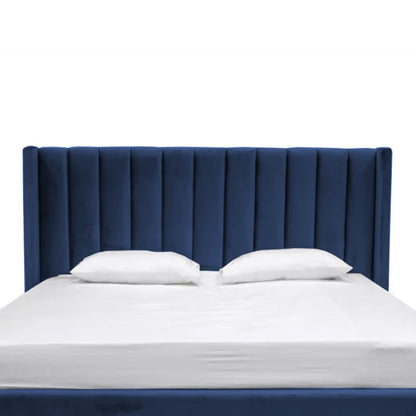 Espaldar de Cama Doble Julieta  azul
