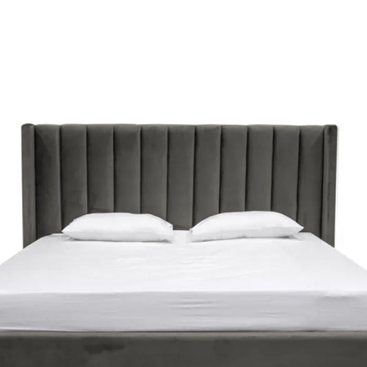 Espaldar de Cama Queen Julieta  gris plomo