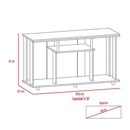 Mesa Para Tv Ladel Wengué