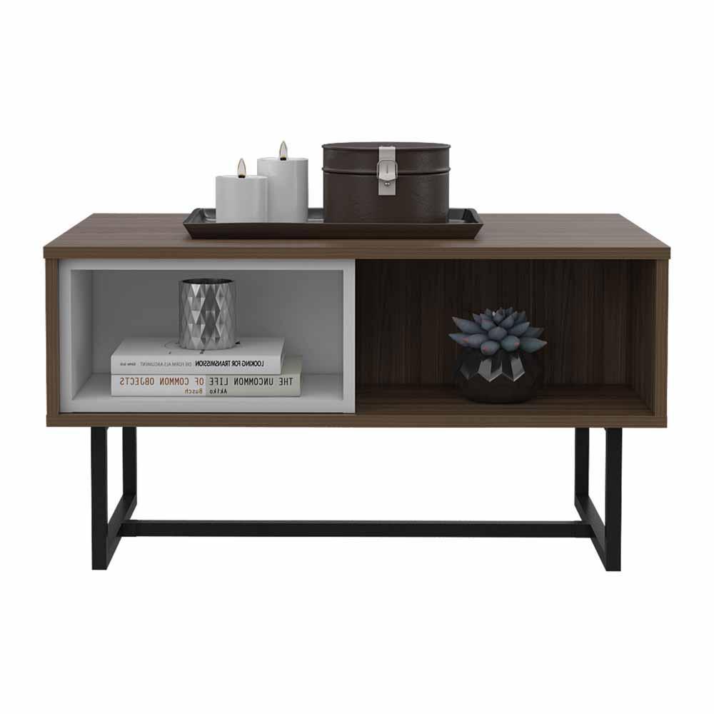 Mesa De Centro Zevara (1C) Gales+Blanco Nvdo 43X79.1X52.5 Cm