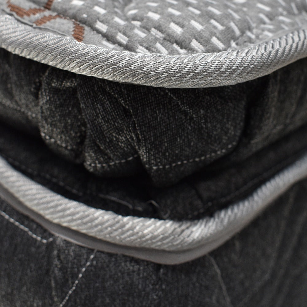 Colchón 1 Pillow Premium Semiortopédico King 200x200 Pocket Opulence Firmeza Media Baja + Base Cama Tapizada Tela Premium Gris
