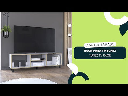 Rack Para Tv Lureon 160 (1C) Blanco Mqz 4