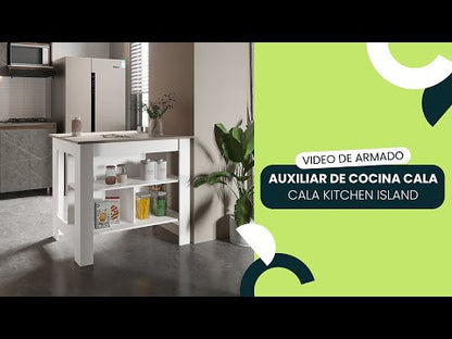 Isla Serima De Cocina Onix Blanco