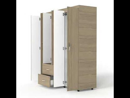 Closet Bariloche Rovere Y Blanco