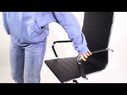 Silla De Oficina Presidente Negro